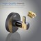 Kibi Circular Bathroom Towel & Robe Hook KBA1401MB - alternate 7